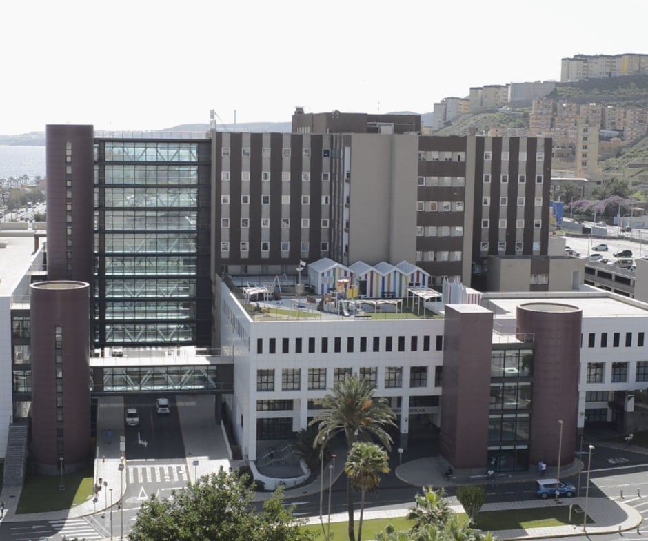 vista aérea del hospital
