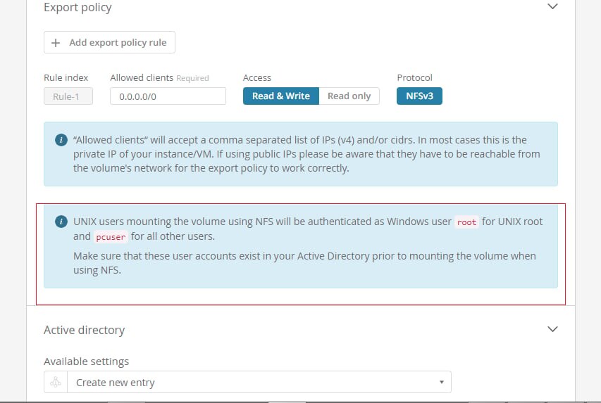Create dual-protocol volumes in Cloud Volumes Service