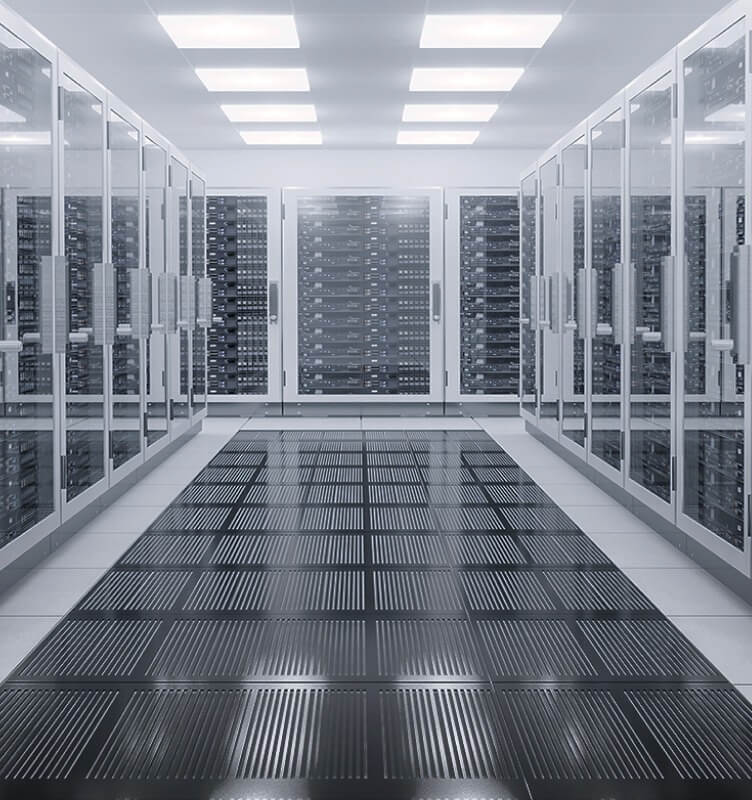 view of data server room