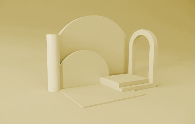 yellow shapes on yellow background