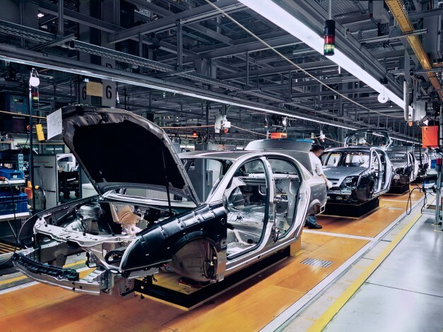Auto-Produktionslinie