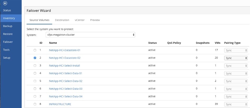 A replication wizard helps you to easily enable NetApp Elements® replication to help with disaster recovery