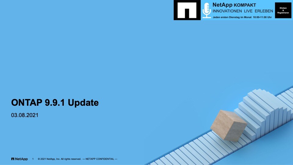 ONTAP 9.9.1 update