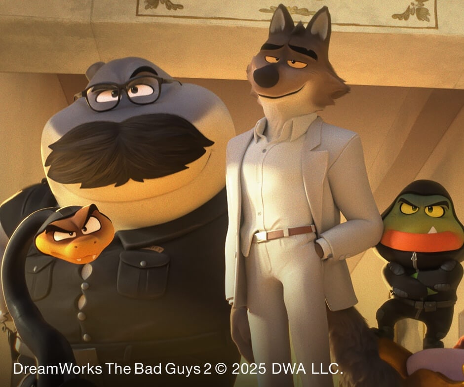 Personajes de Los tipos malos 2 de DreamWorks