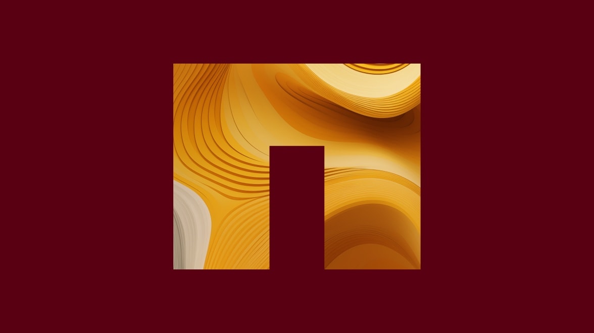 NetApp Logo with Brown Background