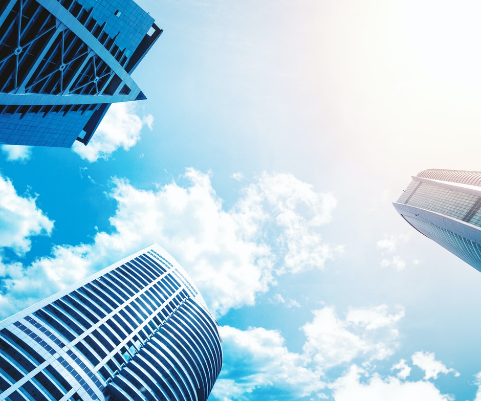 three office buildings