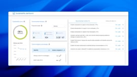 Diagramme BlueXP sur un écran