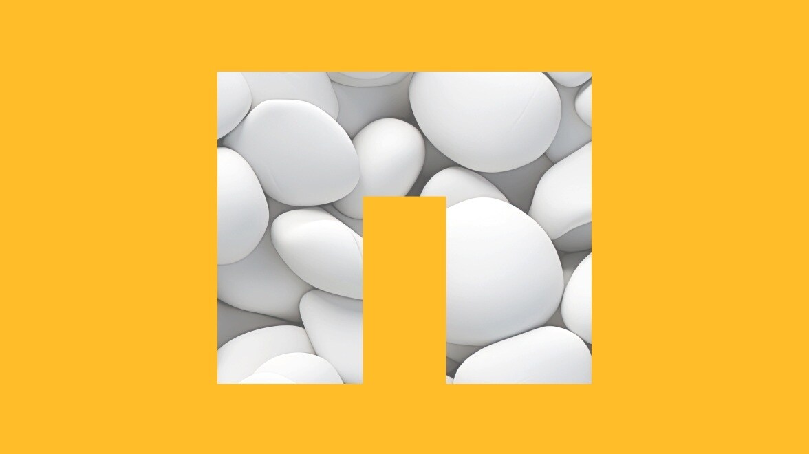 Logotipo da NetApp com fundo amarelo