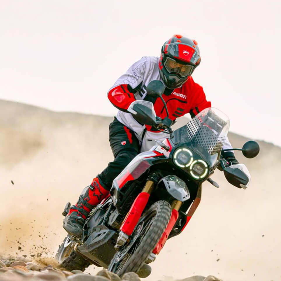 Ducati rider