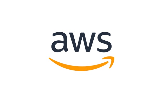 aws sublinhada com uma seta dourada sorridente