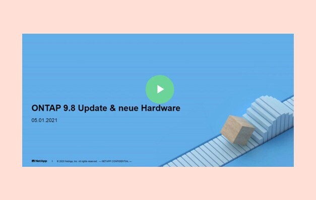 ONTAP 9.8 Update