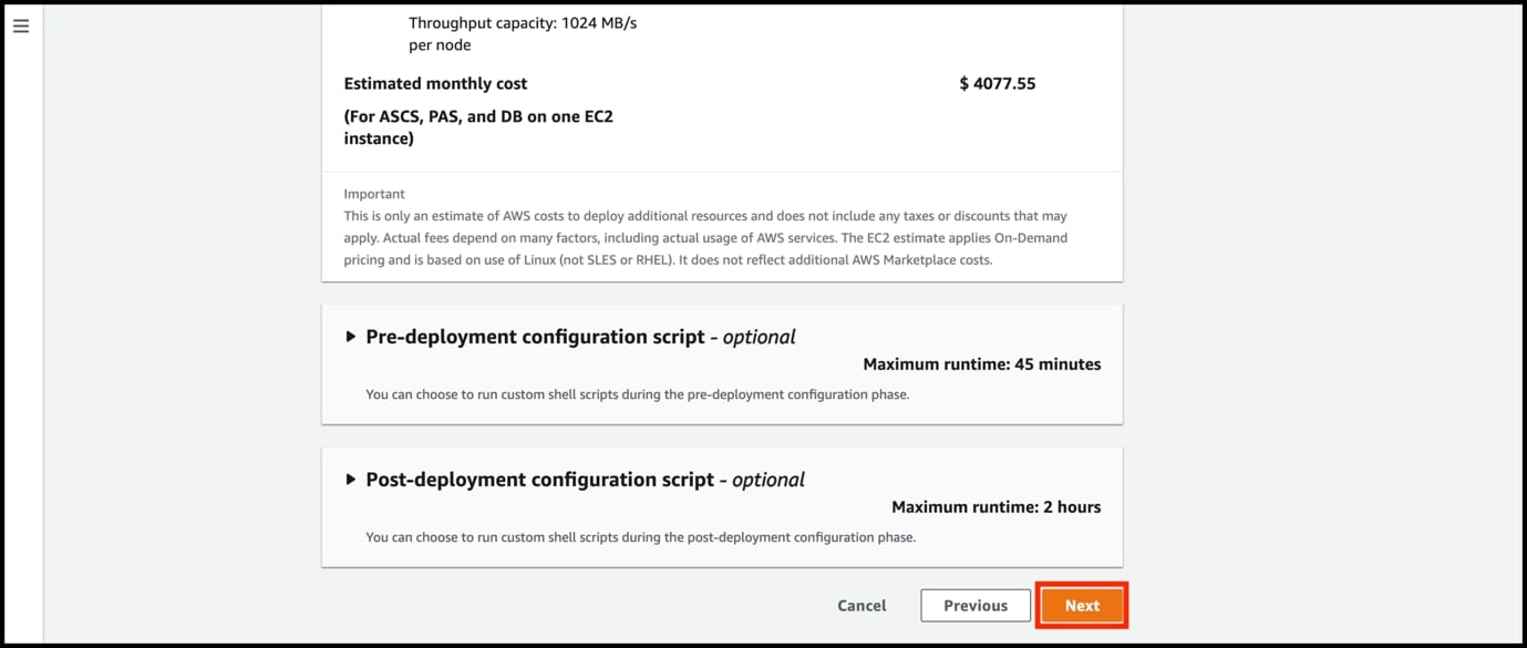 Estimate Cost