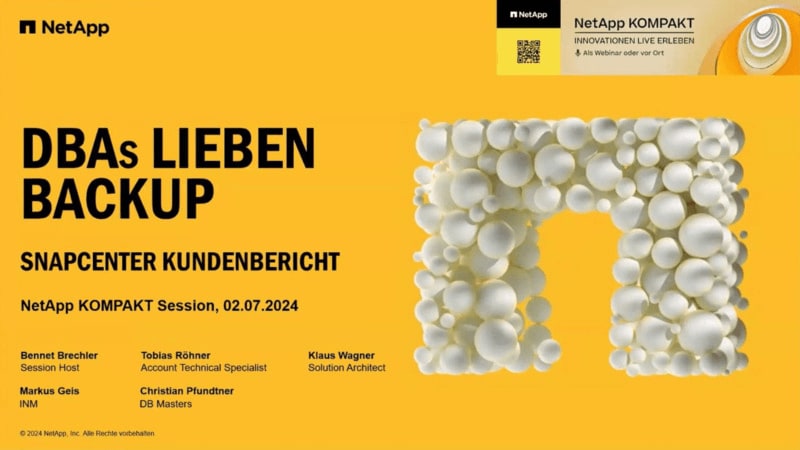 DBAs LIEBEN BACKUP