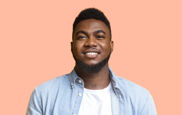 Man smiling