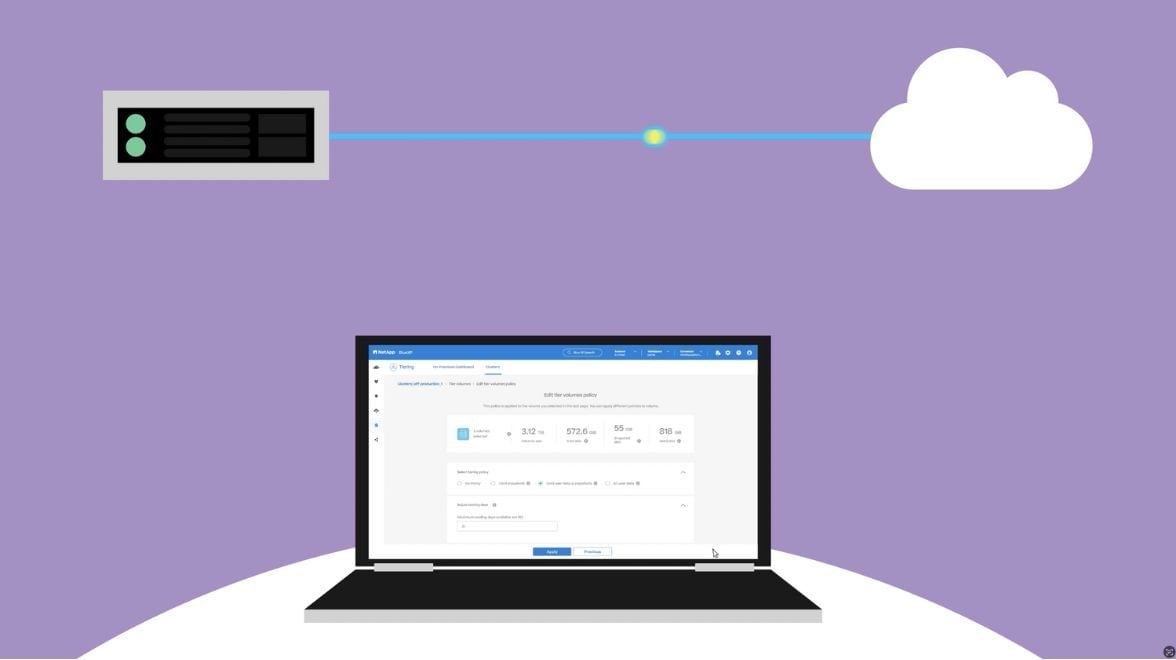 Data tiering data transfer