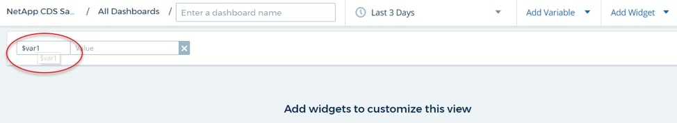 Cloud insights custom dashboard