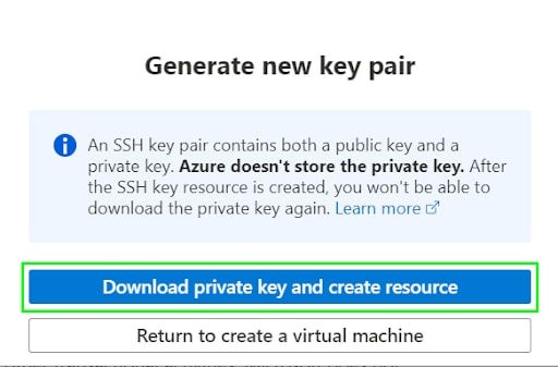 generate new key pair