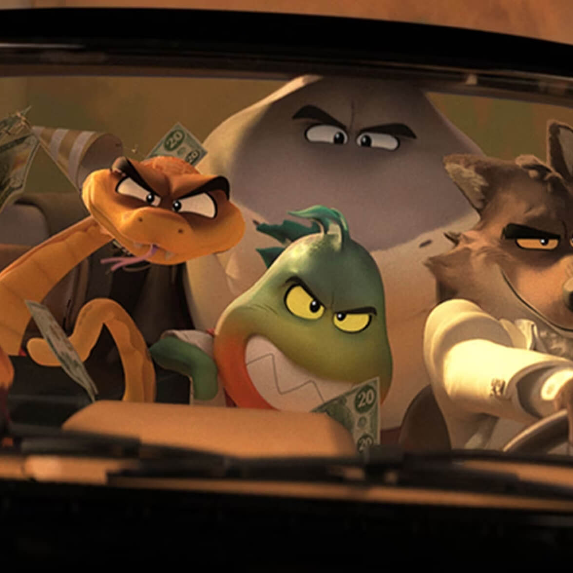 Personnages d’animation à l’écran