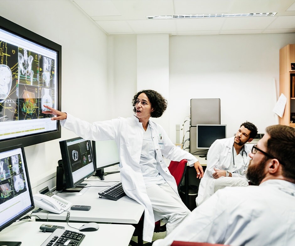 medical practice in a hospital