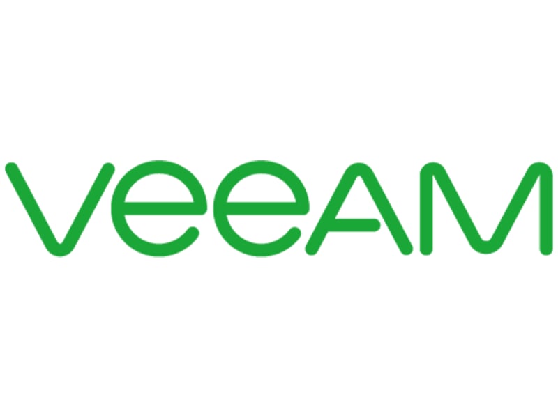 Veeam logo.