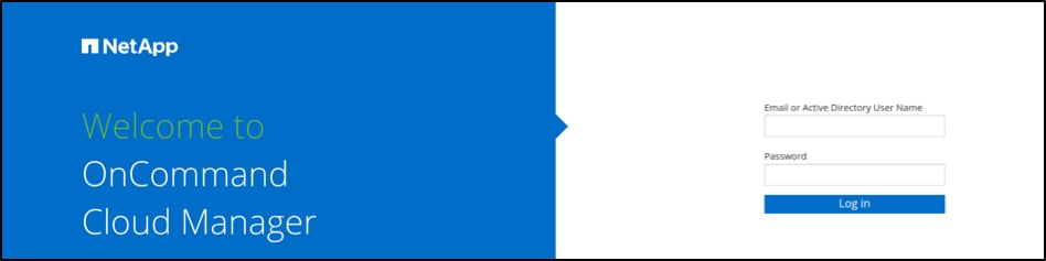 OnCommand Cloud Manager