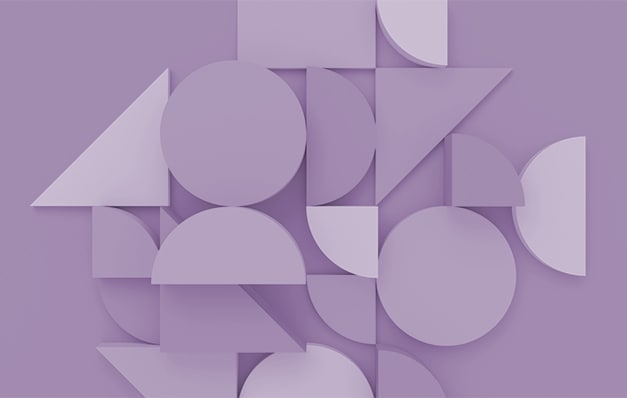 purple abstract shapes