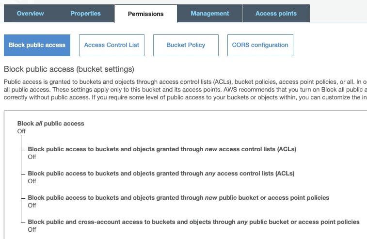 s3 bucket policy