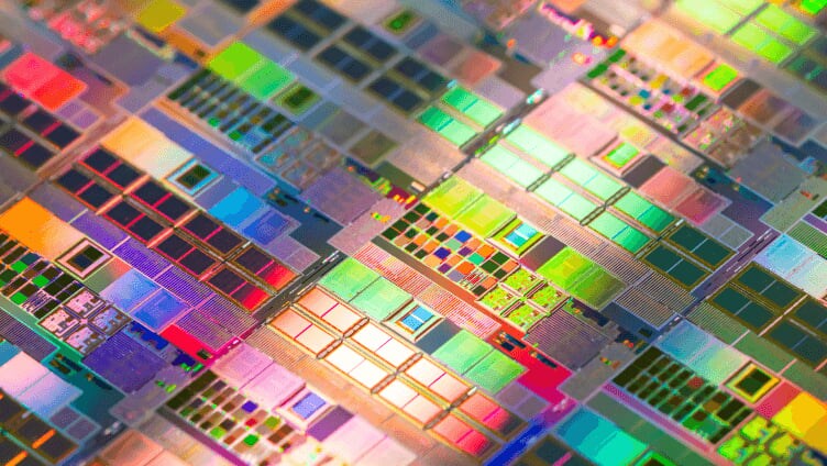 Colorful square pattern
