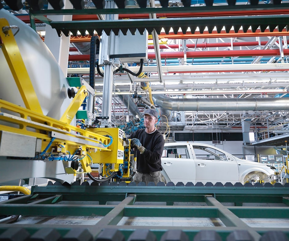 Imagen de fabricación de coches
