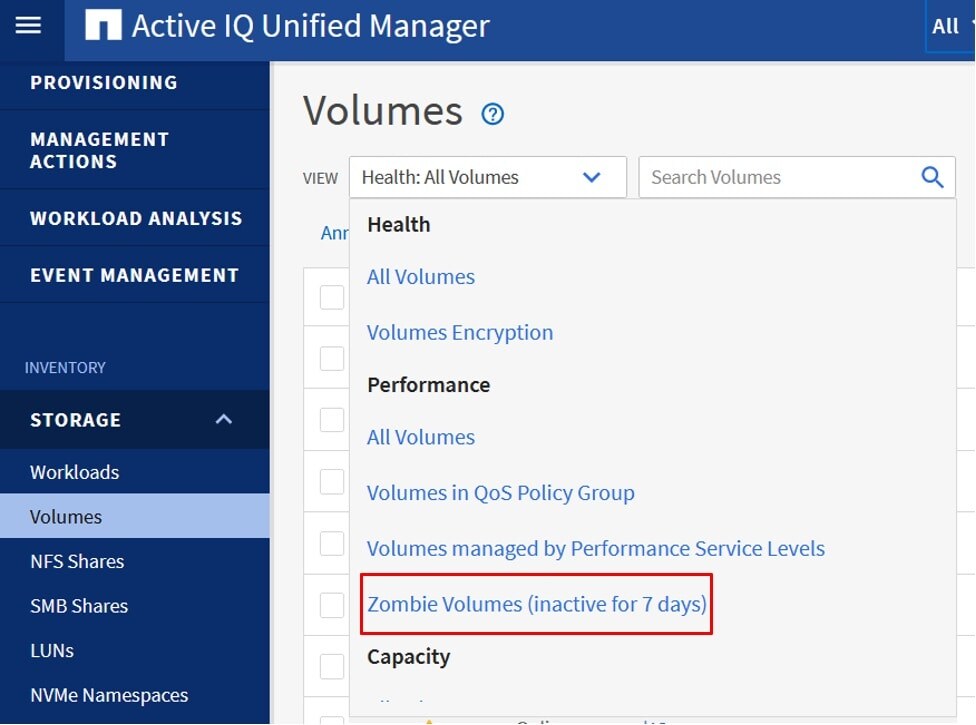 screenshot_activeIQUnifiedManager_Volumes-2
