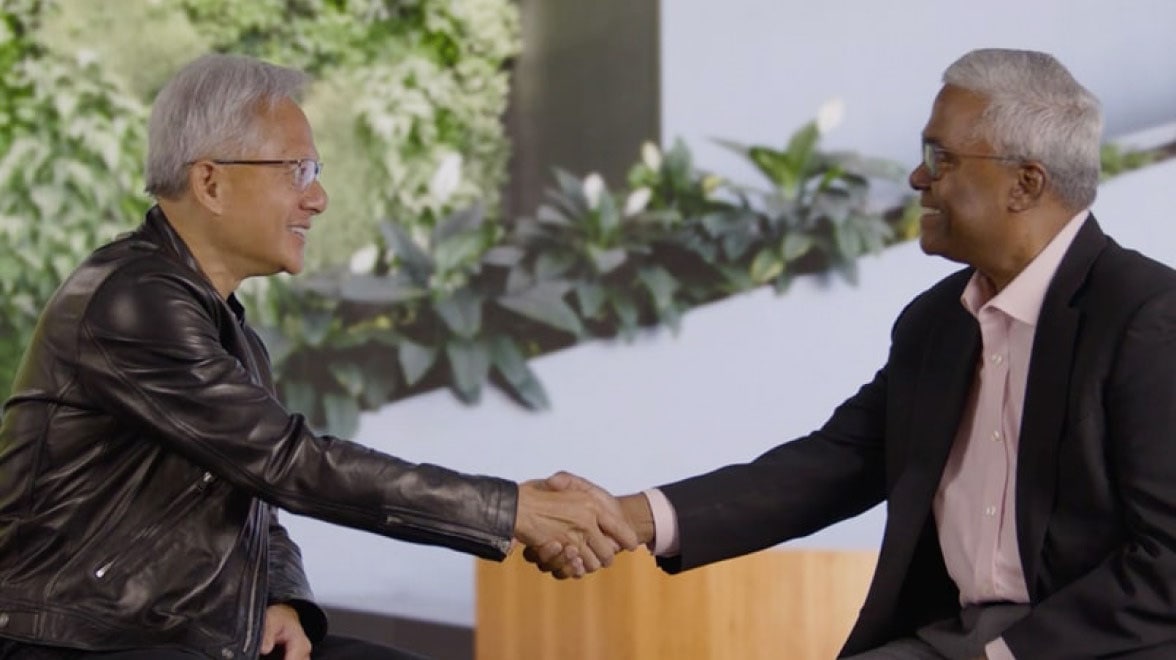 NVIDIAのJensen HuangとNetAppのGeorge Kurian