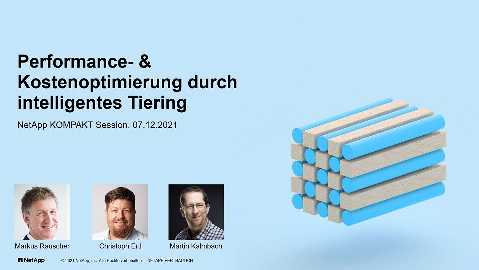 Performance & Kostenoptimierung durch intelligentes Tiering