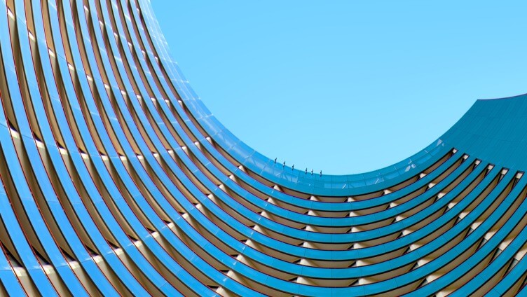 looking up at outside of a building