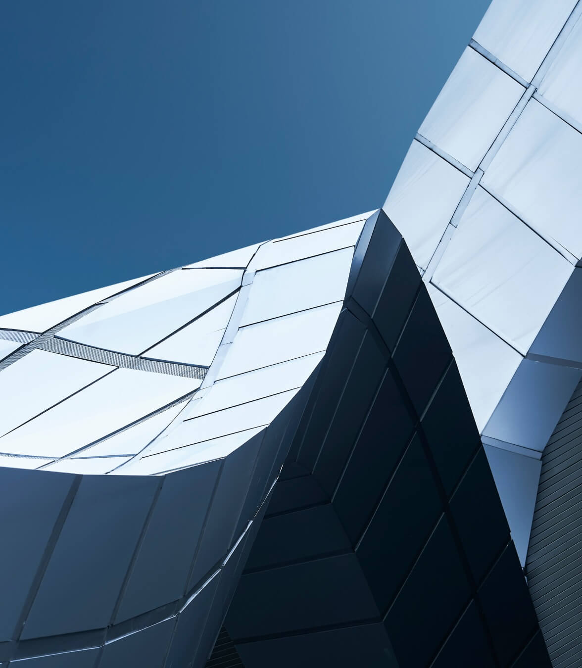 estrutura de grade azul
