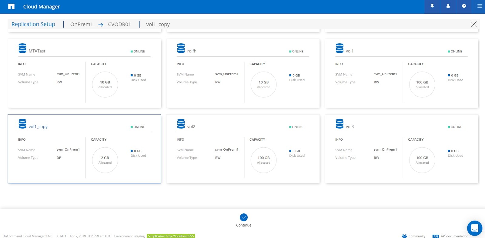 Replication Setup