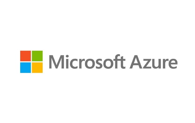 Logotipo multicolorido do Windows seguido pelas palavras Microsoft Azure