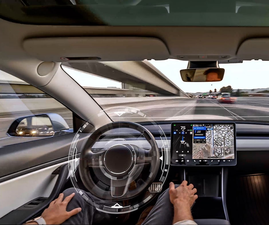 driver holding a steering wheel