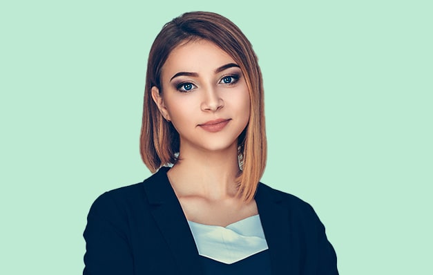 woman smiling