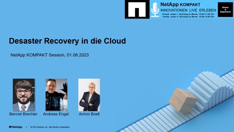 Desaster Recovery in die Cloud