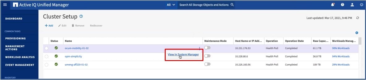 screenshot_activeIQUnifiedManager_ClusterSetup
