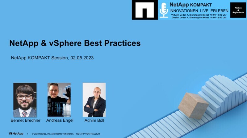 NetApp and vSphere Best Practices