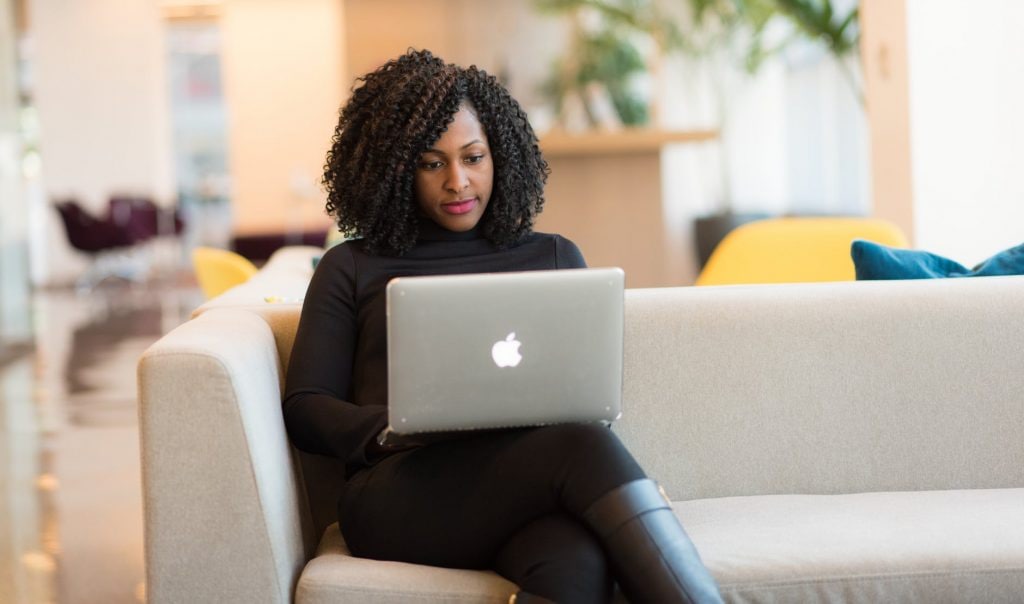 Remote worker staying connected and productive in the new normal